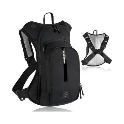 CarryQuest® - Professionele Sport Rugzak 20L + 2L Water Bag - Waterzak Compatibel - Wandelrugzak - Zwart