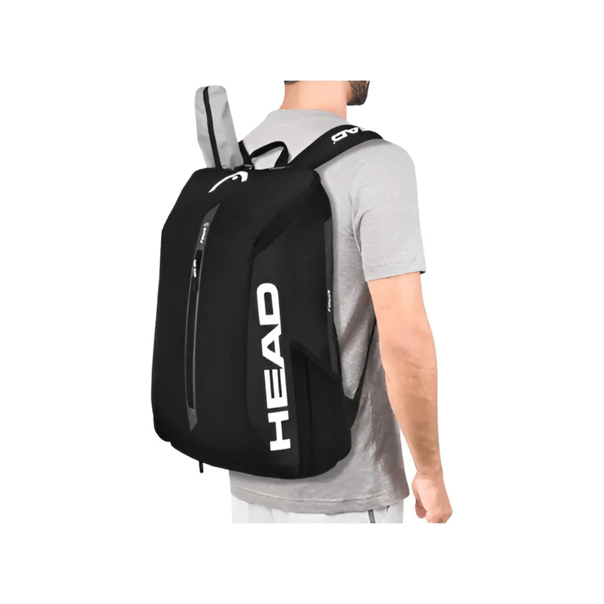 CarryQuest® - Rugzak - Racket - Tennis Racket - Zwart