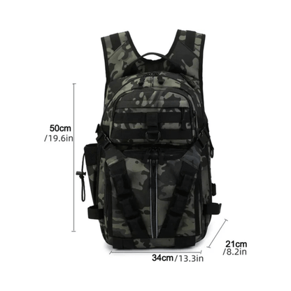 CarryQuest® - Rugzak - Visrugzak - Handbagage - Reizen - Groen
