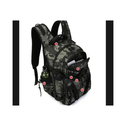 CarryQuest® - Rugzak - Visrugzak - Handbagage - Reizen - Groen