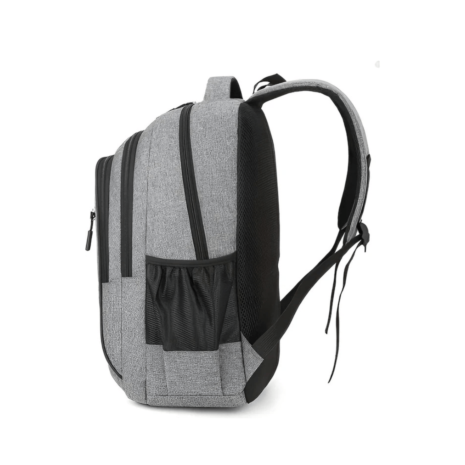 CarryQuest® - Ruime Rugzak Studenten - Waterdicht & Slijtvast - Zwart