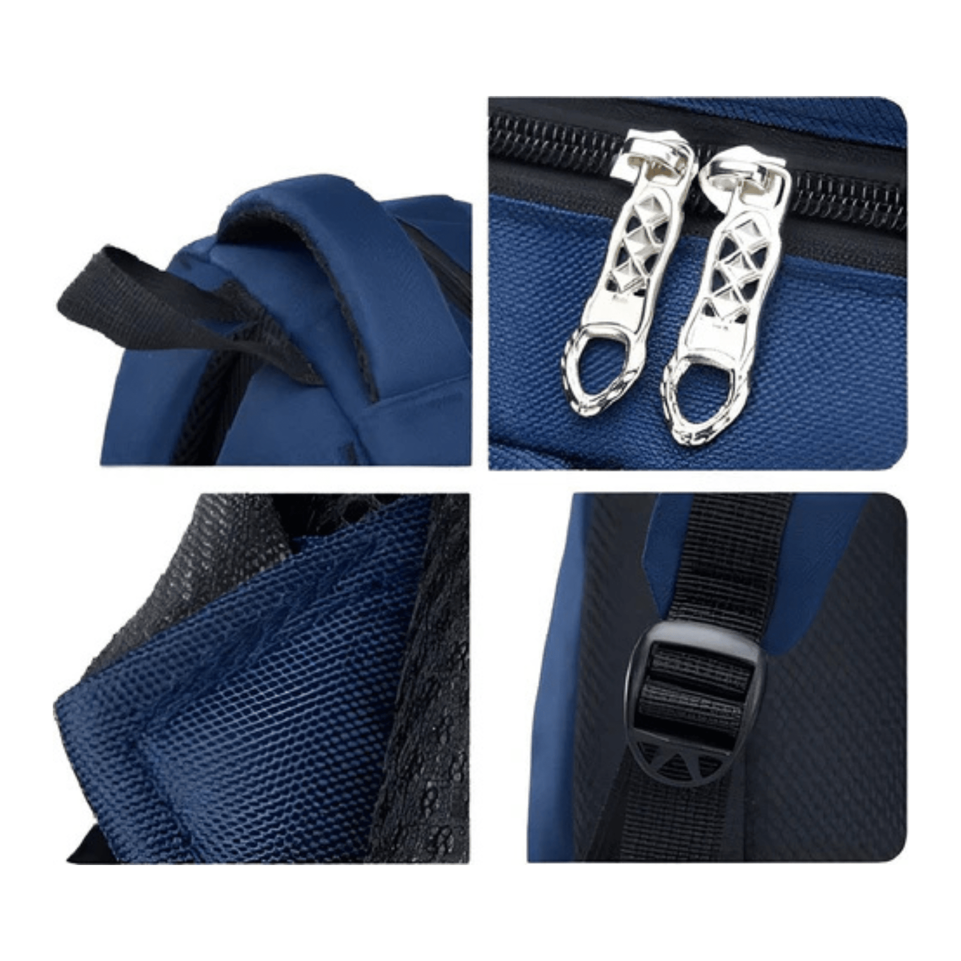 CarryQuest® - Schooltas - Waterdicht - Blauw - Oxford - Ruim - Verstelbare Riem - Kinderen Schooltassen - Blauw
