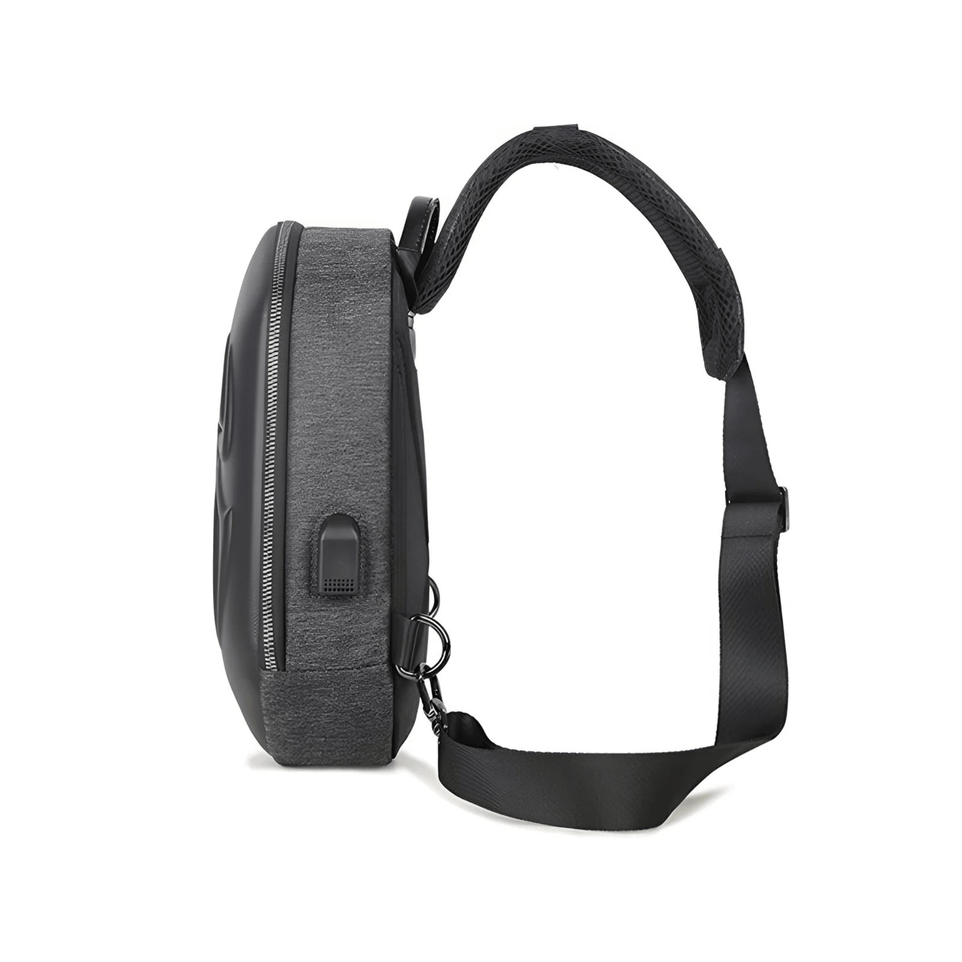 CarryQuest® - Sling Pack Crossbody Rugzak - + USB Oplaadoptie - Blauw