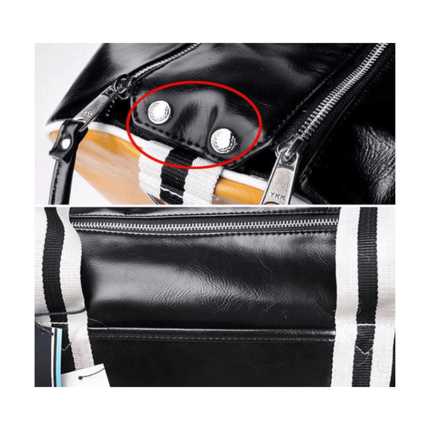 CarryQuest® - Sporttas - Fitness - Gym - Training - Schoenen - Waterdicht - Zwart