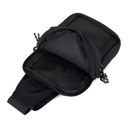 CarryQuest® - Sporttas Mannen Vrouwen - Kruis Schouder Eenvoudige Tas - Grijs