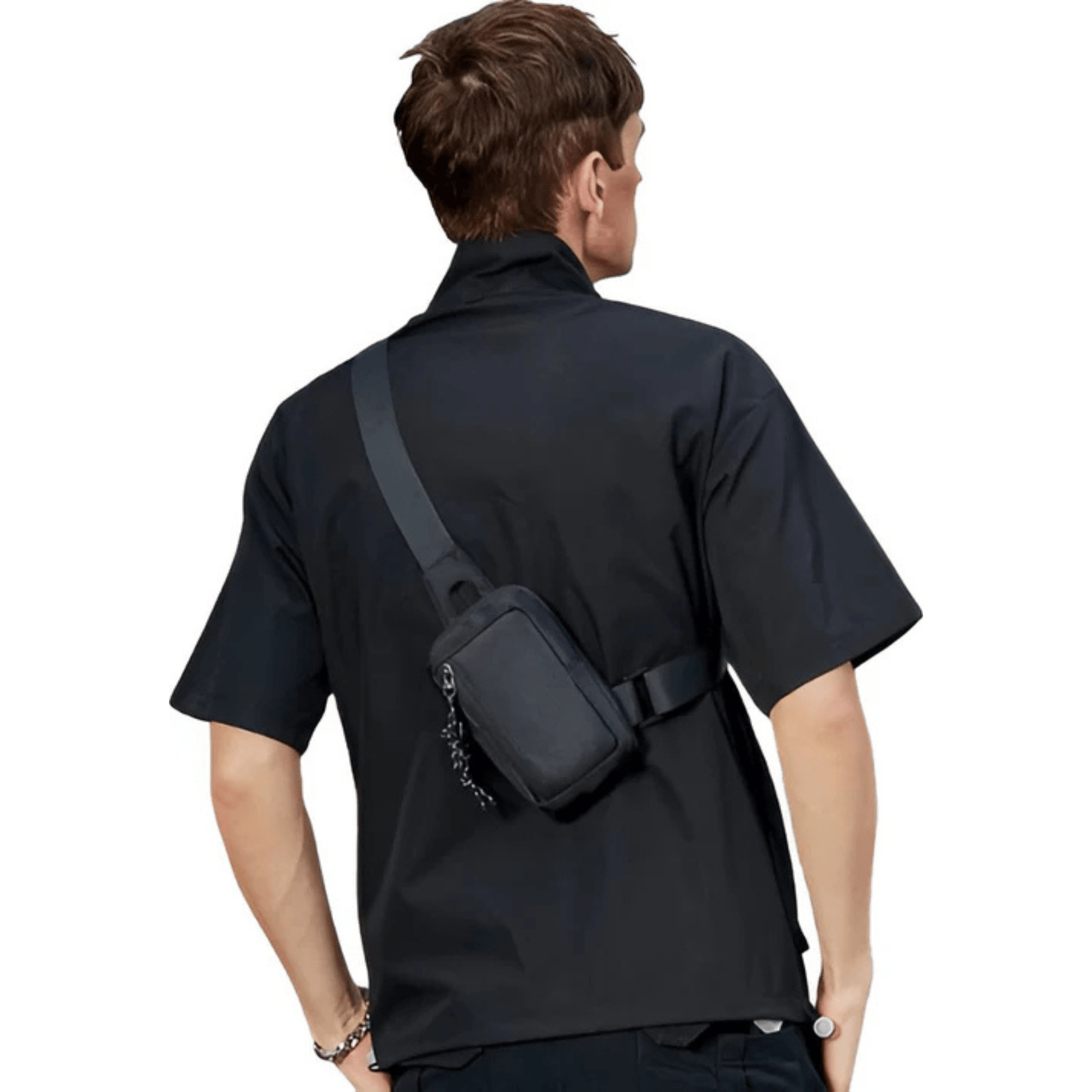 CarryQuest® - Sporttas Mannen Vrouwen - Kruis Schouder Eenvoudige Tas - Grijs