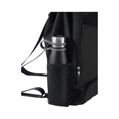 CarryQuest® - Sporttas met trekkoord Basketbalrugzak - Zwart