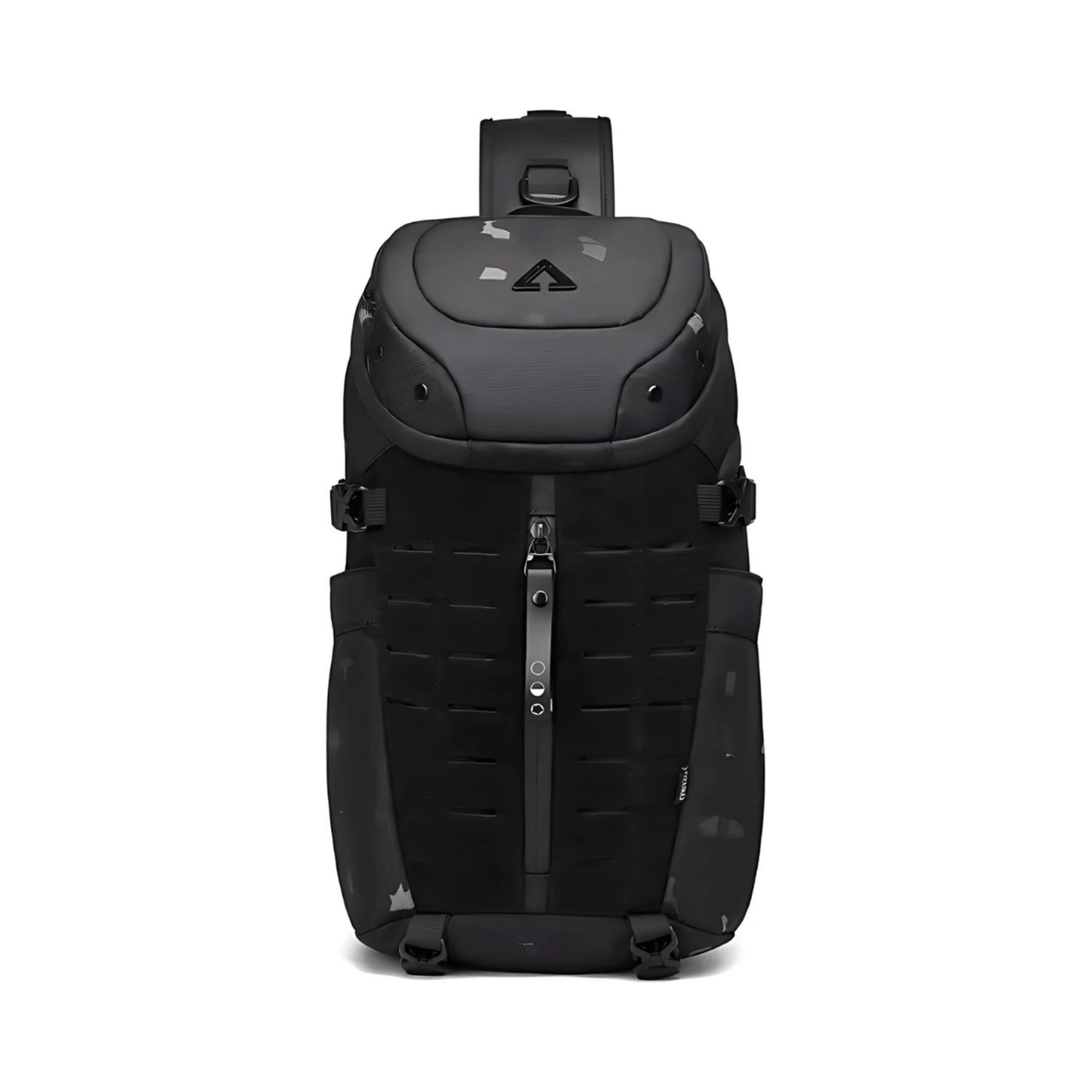 CarryQuest® - Stijlvolle Reisrugzak met Externe USB - PU - leer - Unisex - Casual Design - Zwart