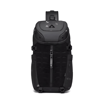 CarryQuest® - Stijlvolle Reisrugzak met Externe USB - PU - leer - Unisex - Casual Design - Zwart