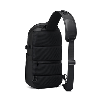 CarryQuest® - Stijlvolle Reisrugzak met Externe USB - PU - leer - Unisex - Casual Design - Zwart