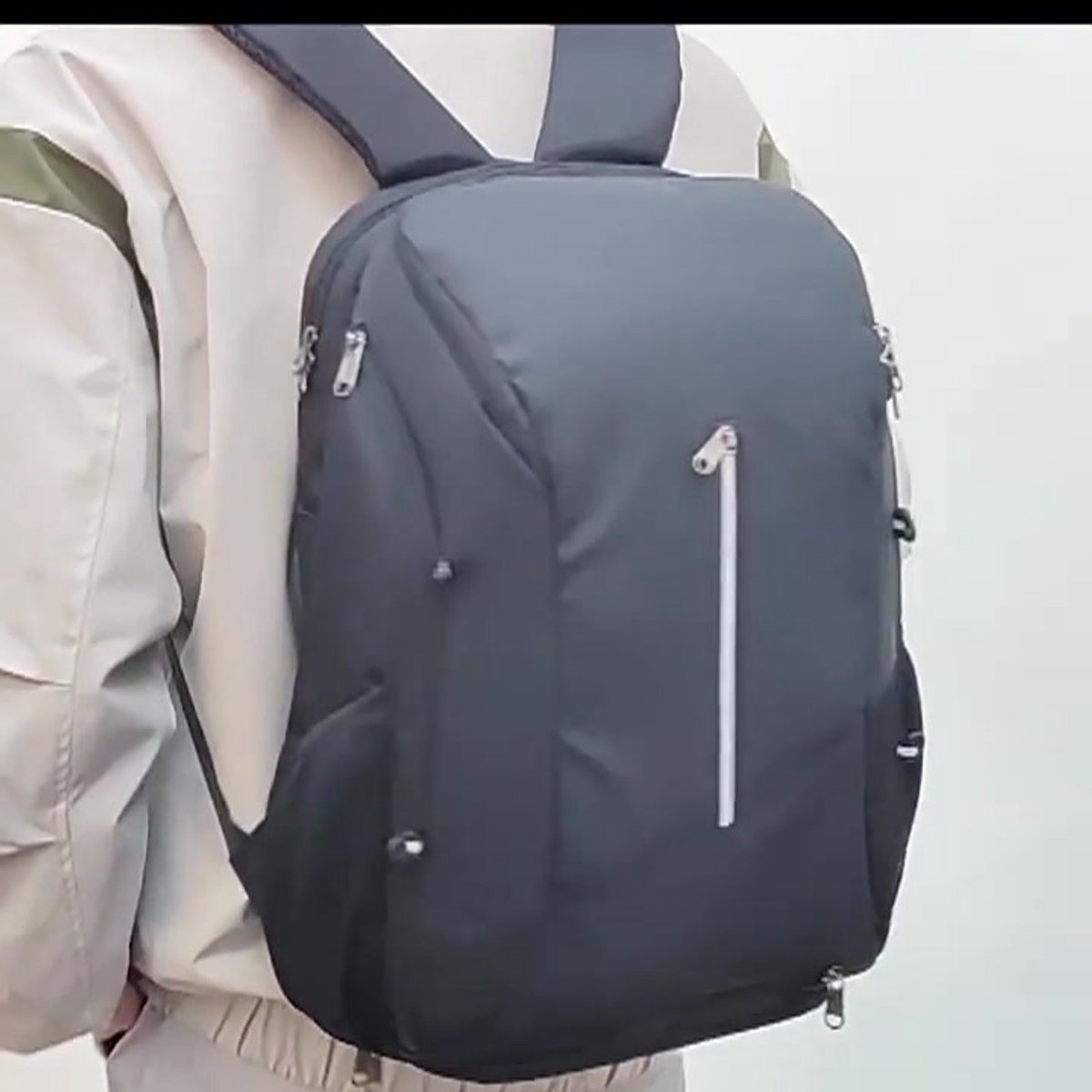 CarryQuest® - Tennisrugzak - Voetbalrugzak - Basketbalrugzak - Zwart
