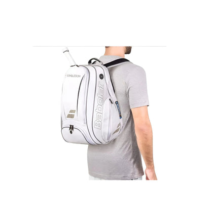 CarryQuest® - Tennistas - Tennisrugzak - Polyester - Wit