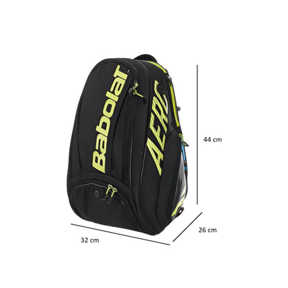 CarryQuest® - Tennistas - Tennisrugzak - Zwart - Polyester - Zwart