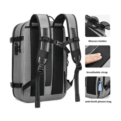 CarryQuest® - Vacuum Rugzak Pro1 - Inclusief Pomp - Blauw