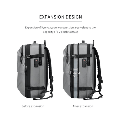 CarryQuest® - Vacuum Rugzak Pro2 - Inclusief Pomp - Zwart
