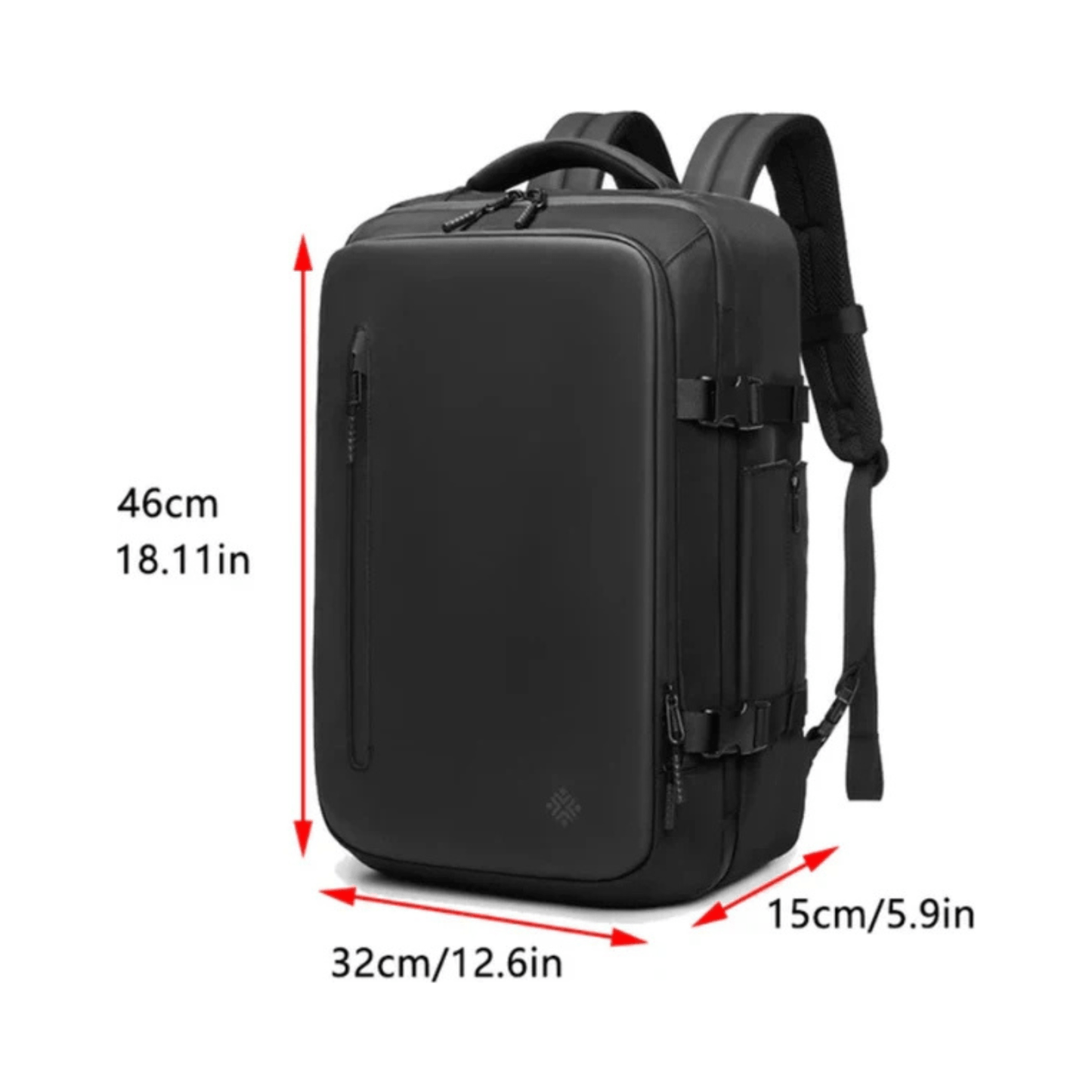 CarryQuest® - Vacuum Rugzak RZ/TX - Incl. Pomp - Zwart