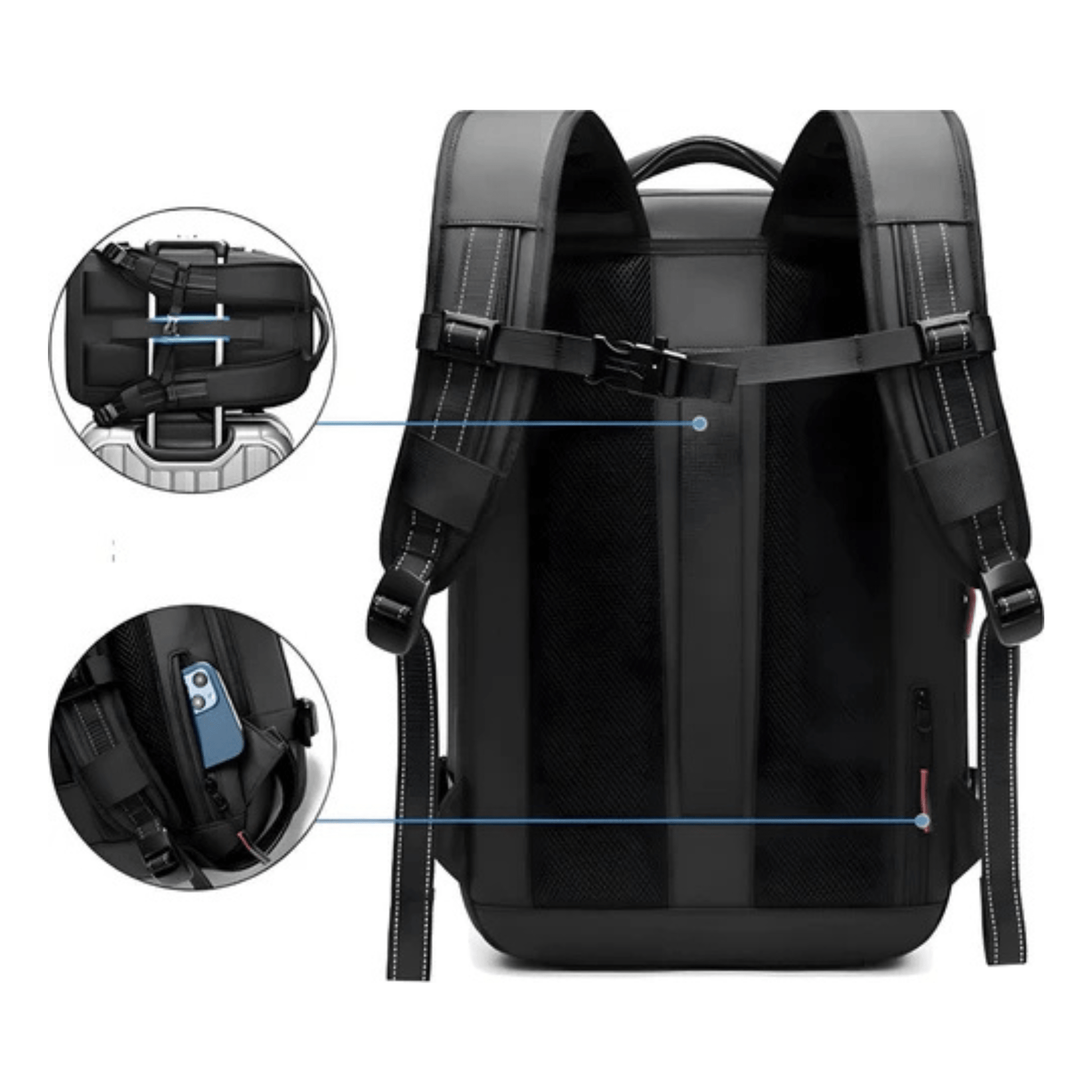 CarryQuest® - Vacuum Rugzak Zen - Incl. Pomp - Groen