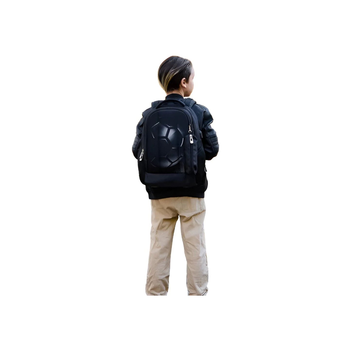 CarryQuest® - Voetbalrugzak - USB Oplaadpoort - Waterbestendig - Zwart