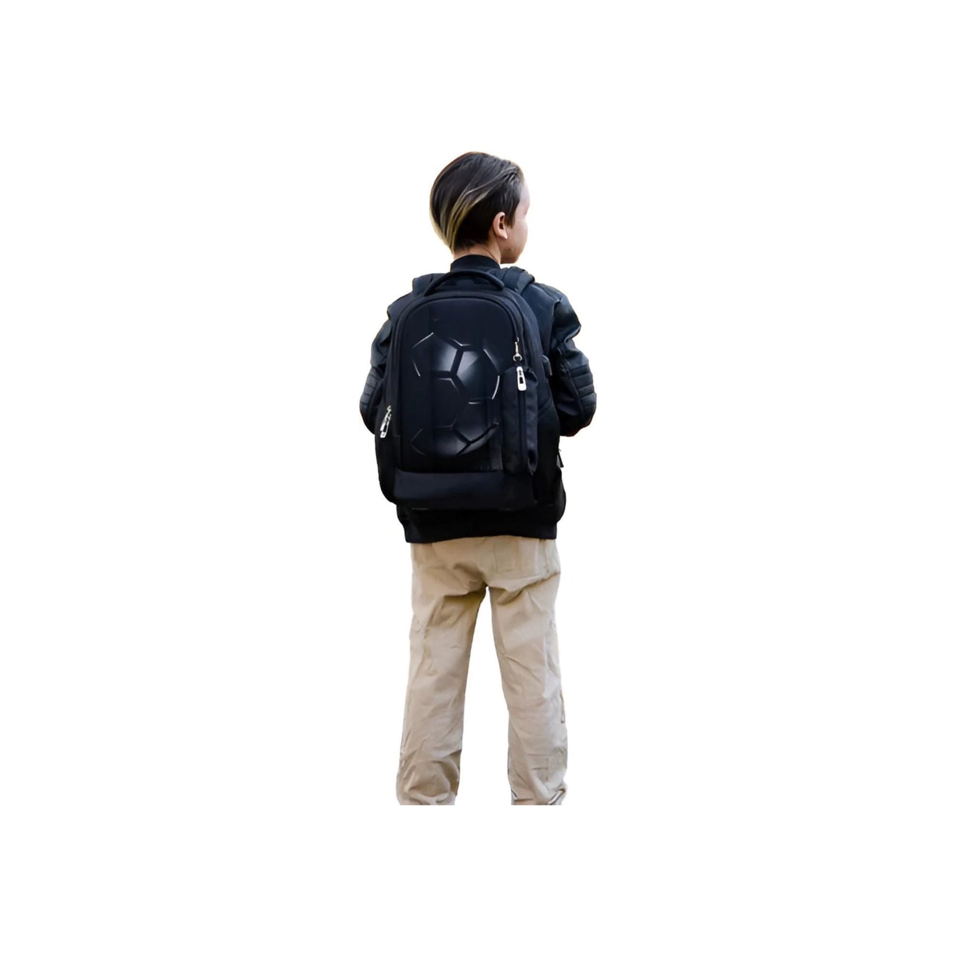 CarryQuest® - Voetbalrugzak - USB Oplaadpoort - Waterbestendig - Zwart