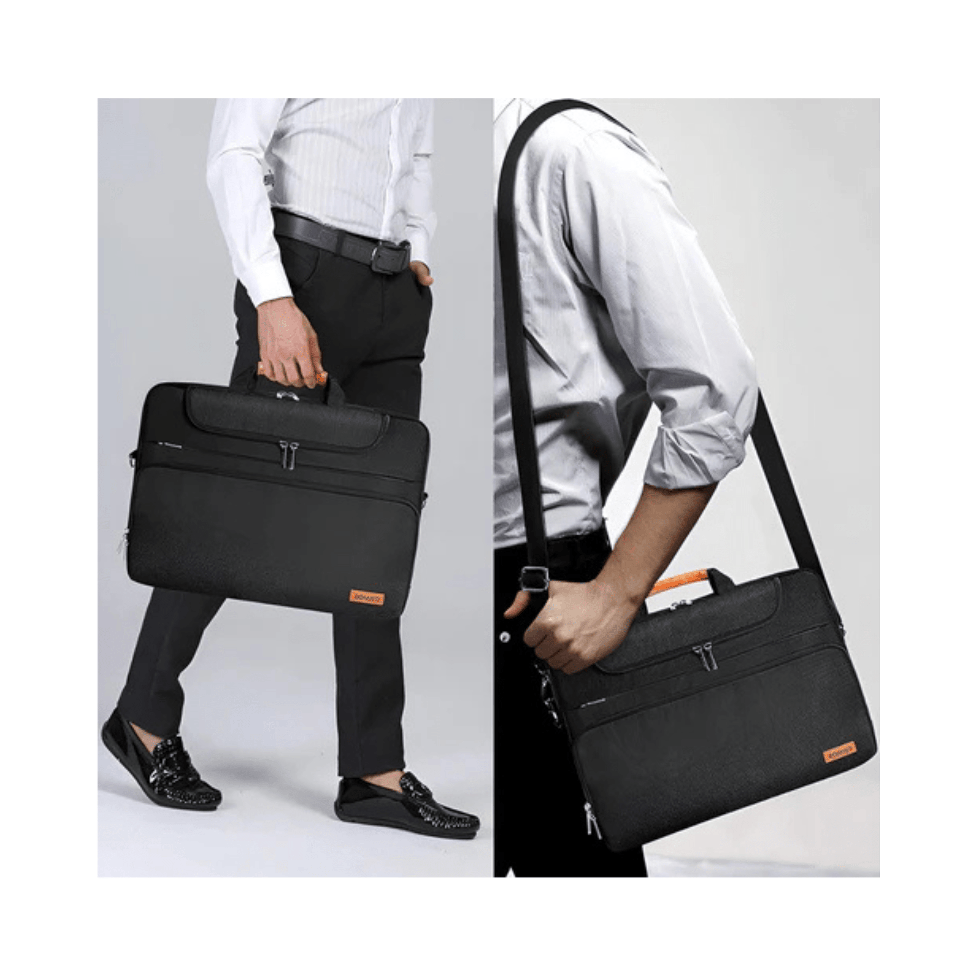 CarryQuest® - Waterdicht en Schokbestendig - Voor Laptops tot 13 inch - Ideaal voor Werk - Zwart