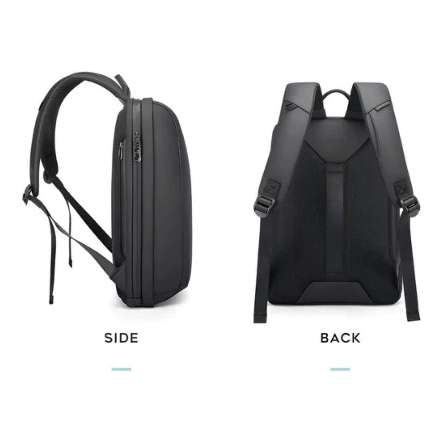 CarryQuest® - Waterdichte Rugzak - Rugzak Heren Laptop Reisrugzak - Unisex - Luxe & Functioneel - 20L Capaciteit - Zwart