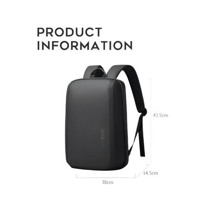 CarryQuest® - Waterdichte Rugzak - Rugzak Heren Laptop Reisrugzak - Unisex - Luxe & Functioneel - 20L Capaciteit - Zwart