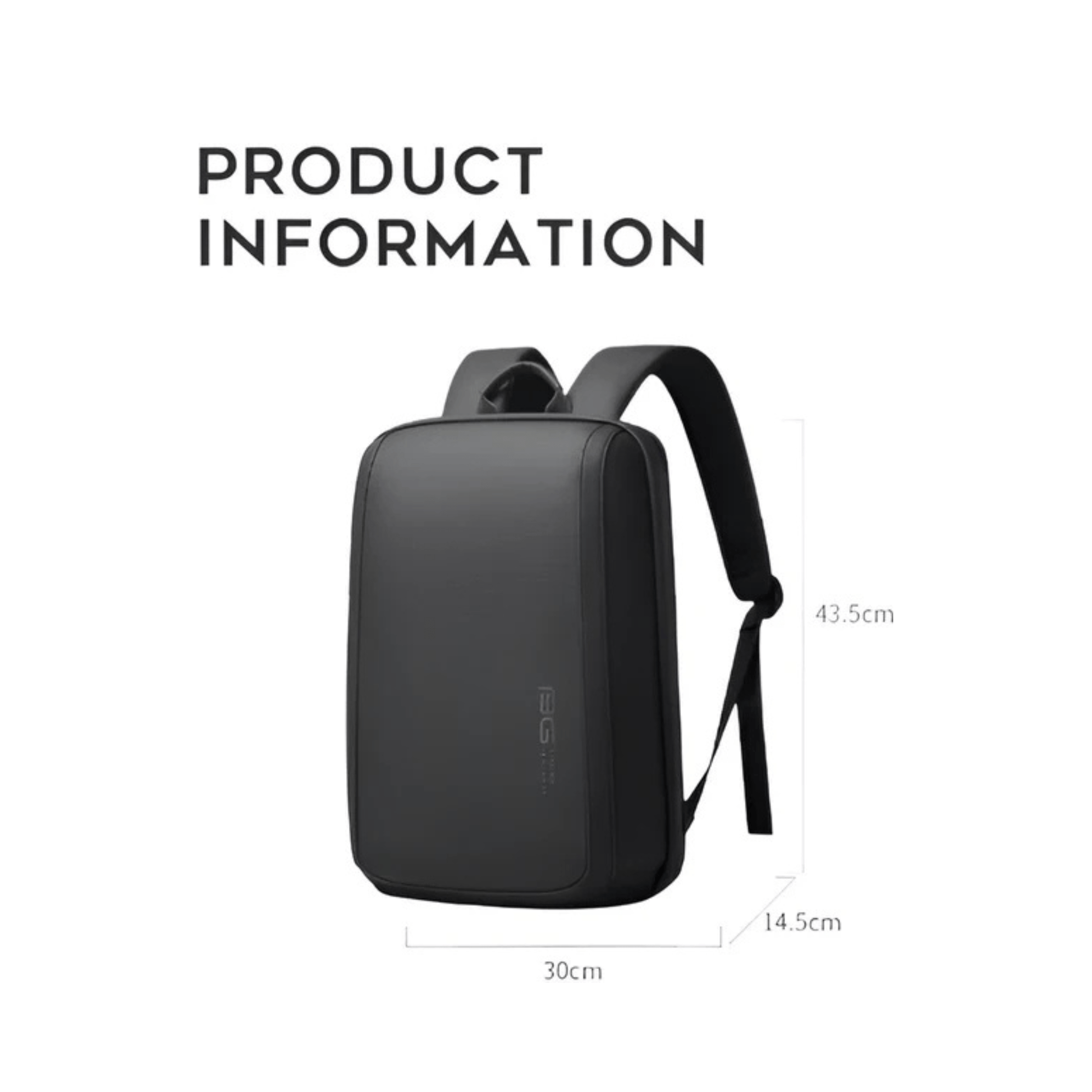 CarryQuest® - Waterdichte Rugzak - Rugzak Heren Laptop Reisrugzak - Unisex - Luxe & Functioneel - 20L Capaciteit - Zwart