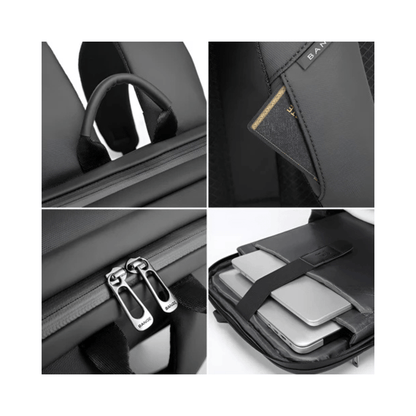 CarryQuest® - Waterdichte Rugzak - Rugzak Heren Laptop Reisrugzak - Unisex - Luxe & Functioneel - 20L Capaciteit - Zwart