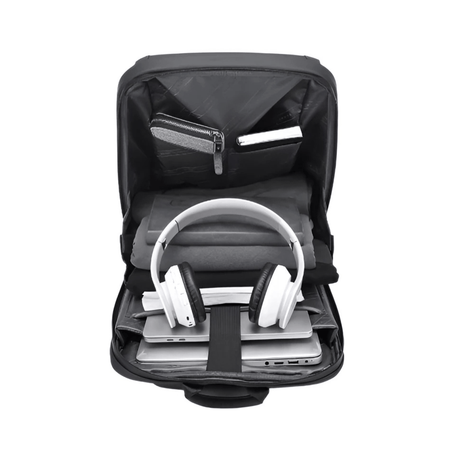 CarryQuest® - Waterdichte Rugzak - Rugzak Heren Laptop Reisrugzak - Unisex - Luxe & Functioneel - 20L Capaciteit - Zwart