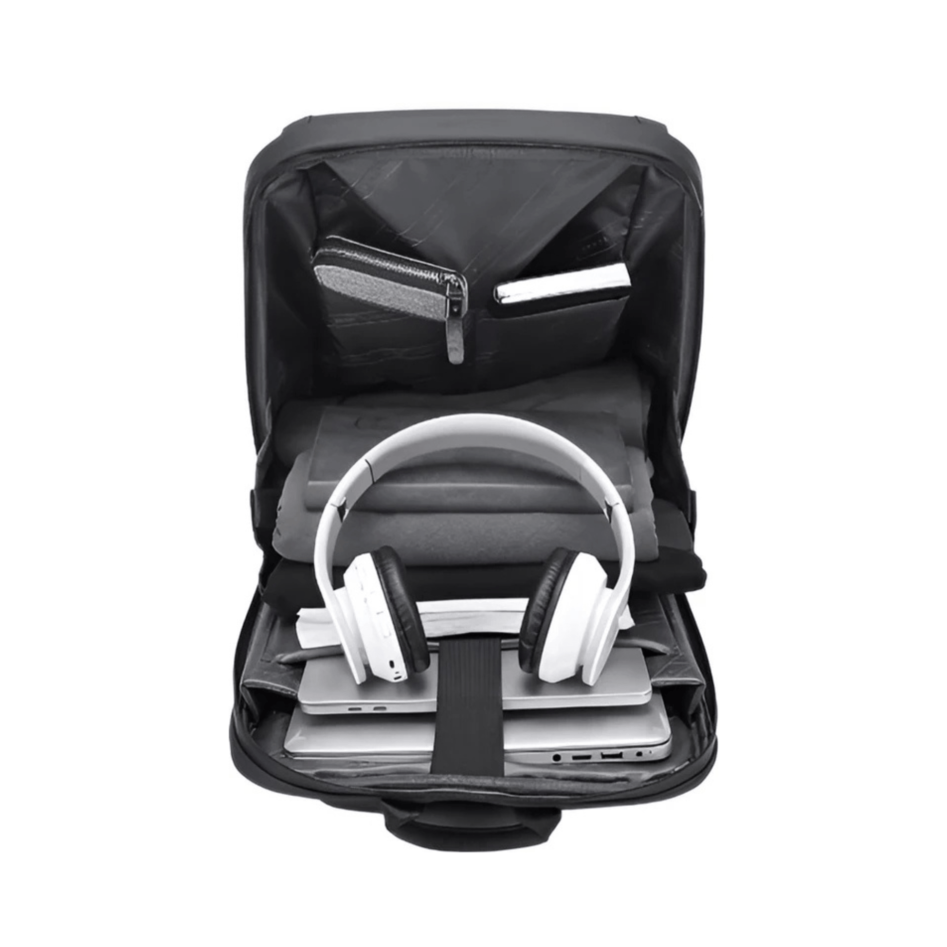 CarryQuest® - Waterdichte Rugzak - Rugzak Heren Laptop Reisrugzak - Unisex - Luxe & Functioneel - 20L Capaciteit - Zwart