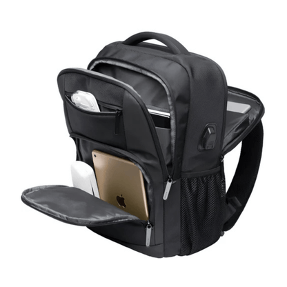 CarryQuest® - Waterdichte Zakelijke Rugzak - 20 - 35L - Laptop Rugzak - Zwart