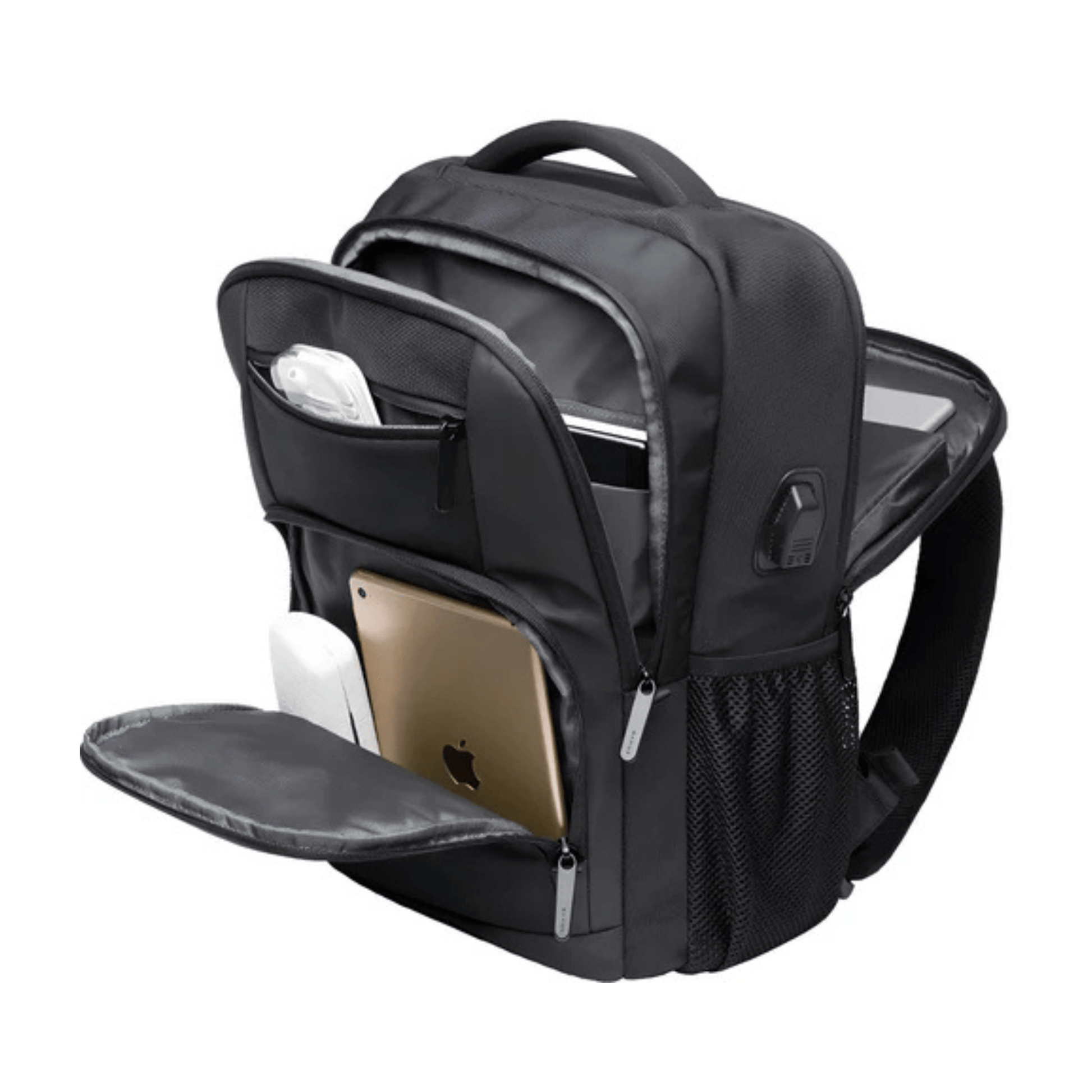 CarryQuest® - Waterdichte Zakelijke Rugzak - 20 - 35L - Laptop Rugzak - Zwart