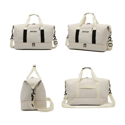 CarryQuest® - Weekendtas - Reistas - Waterdicht - Weekendtrips - Reizen - Vrouwen - Wit