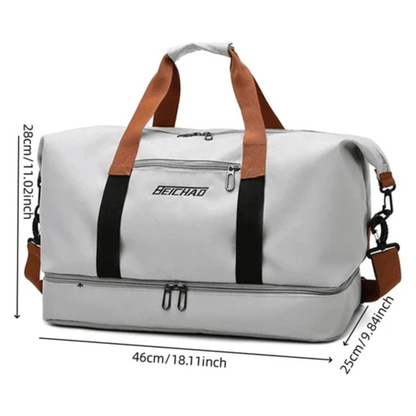 CarryQuest® - Weekendtas - Reistas - Waterdicht - Weekendtrips - Reizen - Vrouwen - Wit